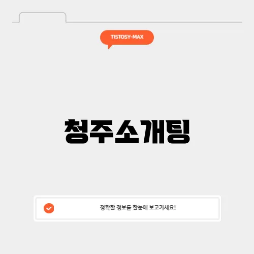 청주소개팅